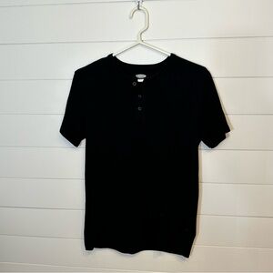 Old Navy black Henley